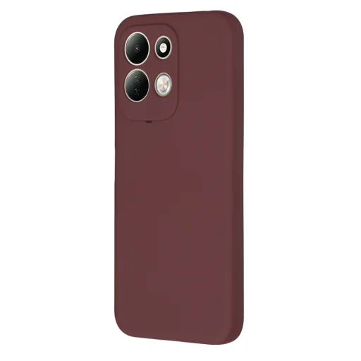  Xiaomi Redmi 17 4G / Redmi 17 5G Techsuit SoftFlex szilvavörös szilikontok - 3