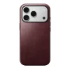  iPhone 18 Pro és iPhone 17 Pro készülékhez való bordó NOMAD Modern Leather Case Horween® bőrtok thumbnail