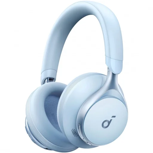 Anker SoundCore Space On Bluetooth-fejhallgató többpontos kapcsolattal, kék – A3035G31 - 1