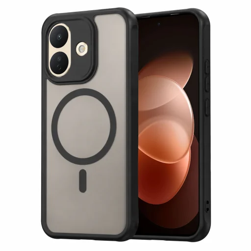  Xiaomi Redmi Note 17 Pro 5G Techsuit HaloFrost II MagSafe tok – fekete - 1