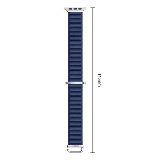  Apple Watch 8/9/10/11/12/SE/Ultra (44/45/46/49 mm) sötétkék Tech-Protect Nylon Pro fonott nejlon óraszíj - 3