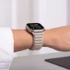  Apple Watch 8/9/10/11/12/SE/Ultra 44/45/46/49 mm Tech-Protect Nylon Pro fonott nejlon óraszíj, csillagfény színben thumbnail