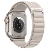  Apple Watch 8/9/10/11/12/SE/Ultra 44/45/46/49 mm Tech-Protect Nylon Pro fonott nejlon óraszíj, csillagfény színben thumbnail
