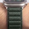  Apple Watch 8/9/10/11/12/SE/Ultra (44/45/46/49 mm) Tech-Protect Nylon Pro óraszíj, katonai zöld thumbnail