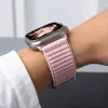 Apple Watch 8/9/10/11/12/SE/Ultra (44/45/46/49 mm) Tech-Protect NylonLoop fonott nejlon óraszíj, púderrózsaszín thumbnail
