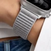  Apple Watch 8/9/10/11/SE/Ultra 44/45/46/49 mm Tech-Protect NylonLoop tépőzáras óraszíj, világosszürke thumbnail