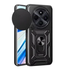  Xiaomi Redmi 17C fekete páncéltok csúsztatható kameravédővel