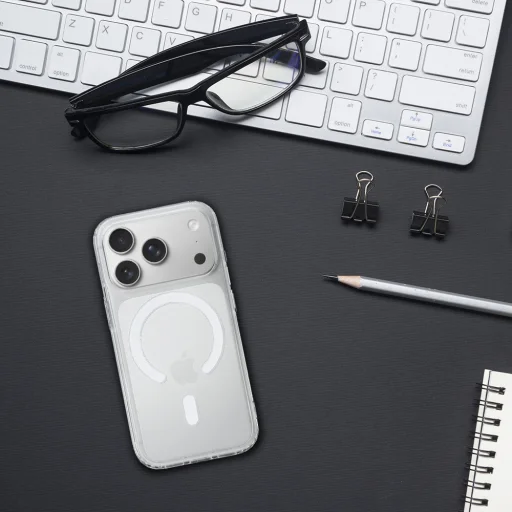  iPhone 18 Pro Max és iPhone 17 Pro Max készülékhez való átlátszó akril MagSafe tok - 5