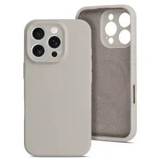  iPhone 18 Pro Max és iPhone 17 Pro Max MagColor Pure szilikontok, tejeskávé színű