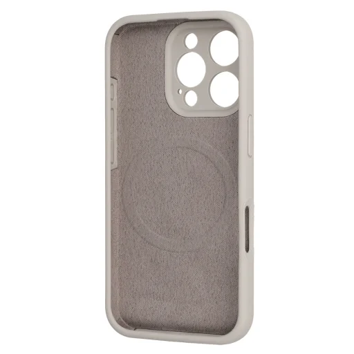  iPhone 18 Pro Max és iPhone 17 Pro Max MagColor Pure szilikontok, tejeskávé színű - 4
