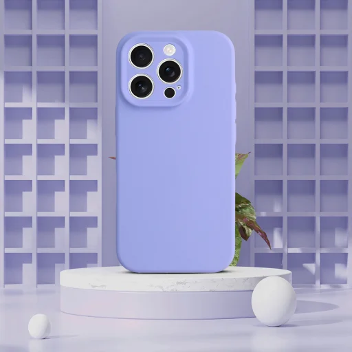  iPhone 18 Pro és iPhone 17 Pro MagColor Pure levendulaszínű szilikontok - 5