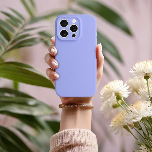  iPhone 18 Pro és iPhone 17 Pro MagColor Pure levendulaszínű szilikontok - 6