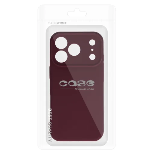 iPhone 18 Pro Max és iPhone 17 Pro Max bordó MagColor Pure Case szilikontok - 7