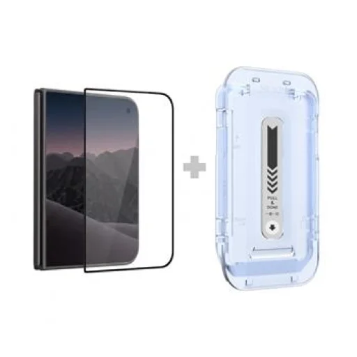  Apple iPhone Duo Nillkin CP+ PRO 2.5D fekete edzett üveg, felhelyező segédeszközzel - 1