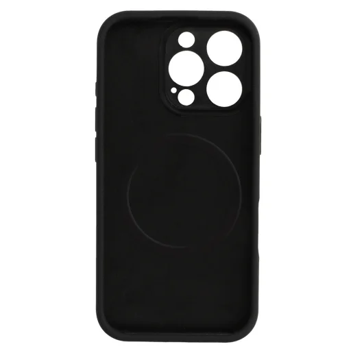  iPhone 18 Pro/17 Pro fekete MagColor Pure Case szilikon tok - 3
