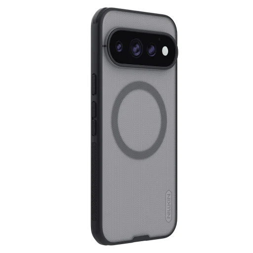  Google Pixel 11 Pro átlátszó fekete Nillkin Super Frosted PRO Magnetic mágneses hátlap - 2