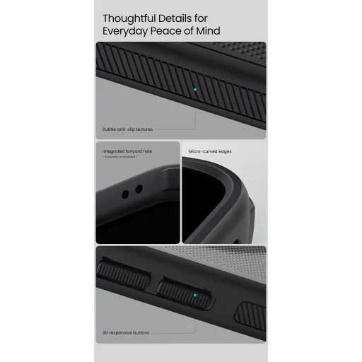  Google Pixel 11 Pro átlátszó fekete Nillkin Super Frosted PRO Magnetic mágneses hátlap - 8