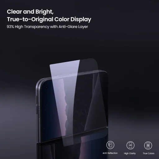  Apple iPhone Duo külső kijelzővédő edzett üveg – Nillkin H+ PRO, 0,2 mm, 2,5D, felhelyező segédeszközzel - 4