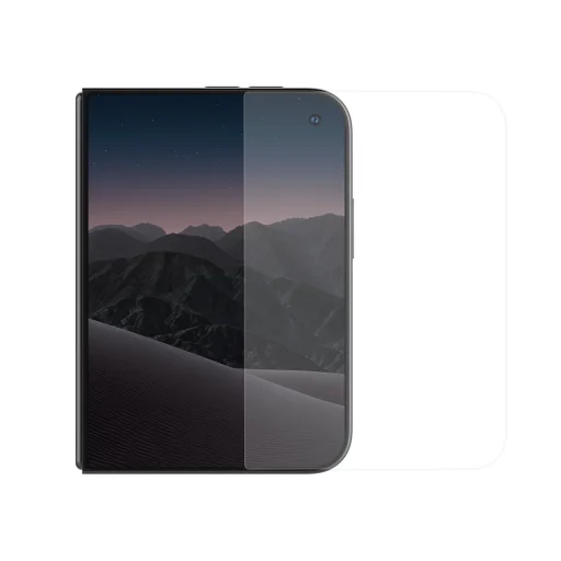  Apple iPhone Duo külső kijelzővédő edzett üveg – Nillkin H+ PRO, 0,2 mm, 2,5D, felhelyező segédeszközzel - 6