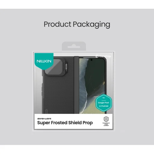  Google Pixel 11 Pro Fold fekete Nillkin Super Frosted Prop Magnetic hátlap - 9