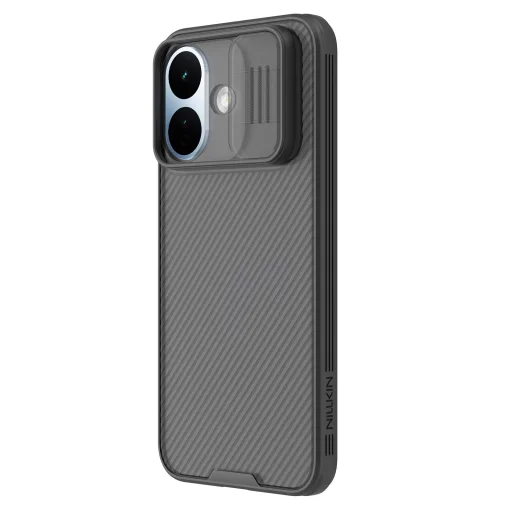  Xiaomi Redmi Note 17 Pro 5G átlátszó fekete Nillkin CamShield PRO kemény hátlapú tok - 2
