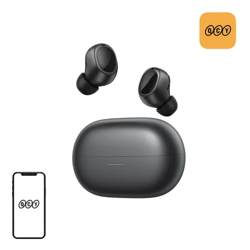 QCY MeloBuds A30 TWS vezeték nélküli fülhallgató, fekete - 1