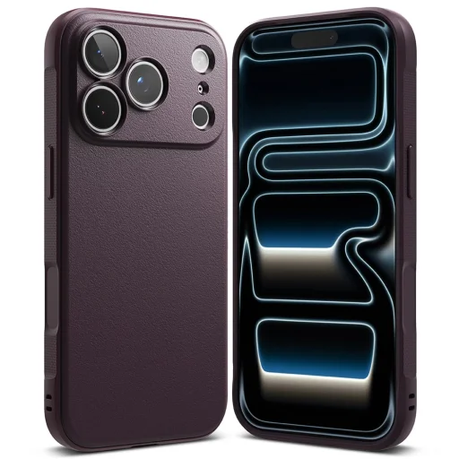  iPhone 18 Pro / iPhone 17 Pro sötét cseresznyeszínű Ringke Onyx tok - 1