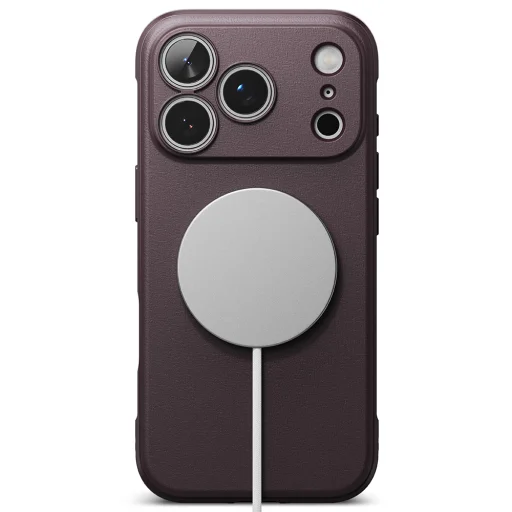  iPhone 18 Pro Max / iPhone 17 Pro Max készülékhez való Ringke Onyx MagSafe tok – sötét cseresznyepiros - 3