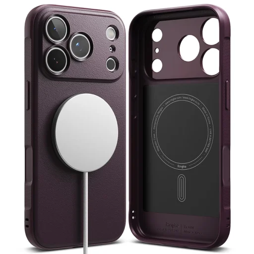  iPhone 18 Pro Max / iPhone 17 Pro Max készülékhez való Ringke Onyx MagSafe tok – sötét cseresznyepiros - 1