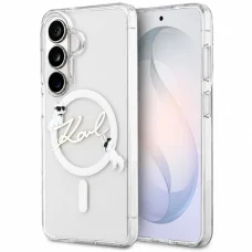  Samsung Galaxy S26 FE átlátszó Karl Lagerfeld IML Choupette és Karl feliratos MagSafe tok (KLHMS26FE5HKSCAH)