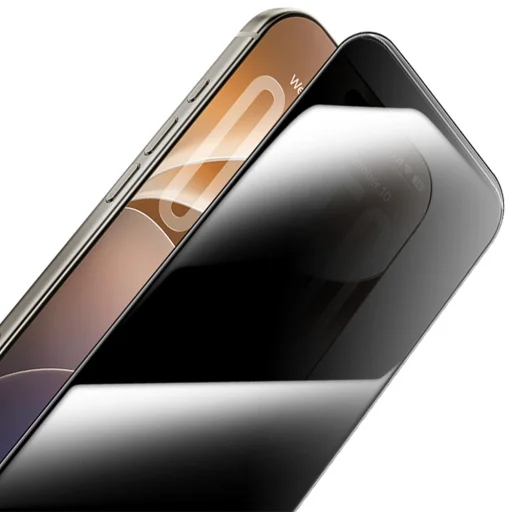  Apple iPhone 18 Pro Benks Air Shield Privacy edzett üveg kijelzővédő, fekete, 10 db (C.M.LT.AP.00.F070) - 3