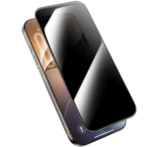  Apple iPhone 18 Pro Benks Air Shield Privacy edzett üveg kijelzővédő, fekete, 10 db (C.M.LT.AP.00.F070) - 4