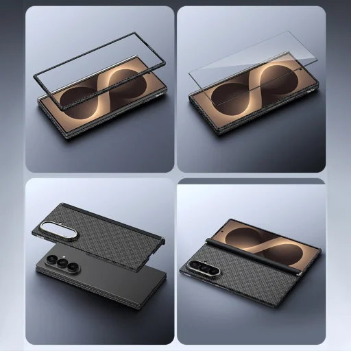  Samsung Galaxy Z Fold 8 Ultra Benks Armor Grid Air Grand Combo mágneses tok, fekete (C.K.FL.SA.BK.S051) - 14
