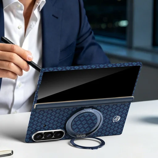  Samsung Galaxy Z Fold 8 Benks ArmorGrid Air Grand Combo mágneses tok, ultrakék (C.K.FL.SA.BE.S051) - 11