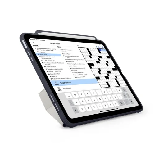  Apple iPad Air 13" (2024/2025/2026) sötétkék Pipetto Origami No3 tok Apple Pencil-tartóval - 7