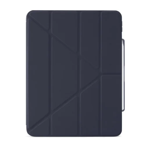  Apple iPad Air 13" (2024/2025/2026) sötétkék Pipetto Origami No3 tok Apple Pencil-tartóval - 1