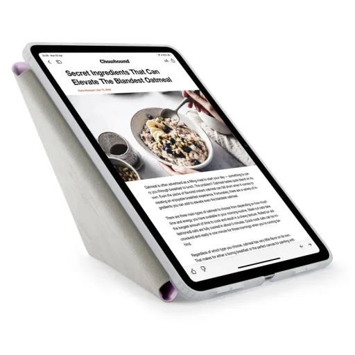  iPad Air 13" (2024/2025/2026) metál lila Pipetto Origami No1 Original tok - 8