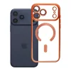  iPhone 18 Pro Max / iPhone 17 Pro Max Electro Mag Cover átlátszó tok narancssárga részletekkel, MagSafe-kompatibilis thumbnail