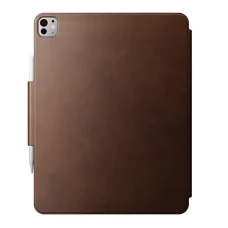  iPad Pro 13" M4 és M5 készülékhez való Nomad barna bőrtok