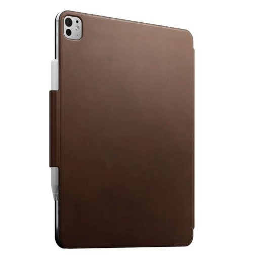  iPad Pro 13" M4 és M5 készülékhez való Nomad barna bőrtok - 6