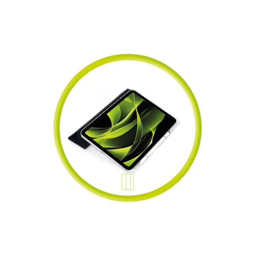  iPad Pro 13" (M5 2025/M4 2024) Mobile Origin Easy táblagéptok, fekete/átlátszó - 2