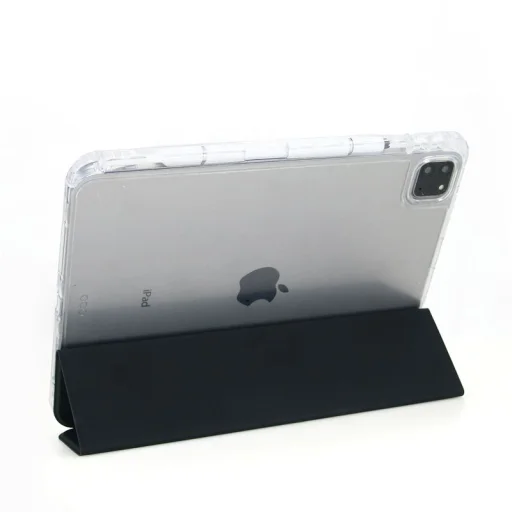  iPad Pro 11" (M5 2025/M4 2024) Mobile Origin Easy háromrészes táblagéptok, fekete és átlátszó - 11