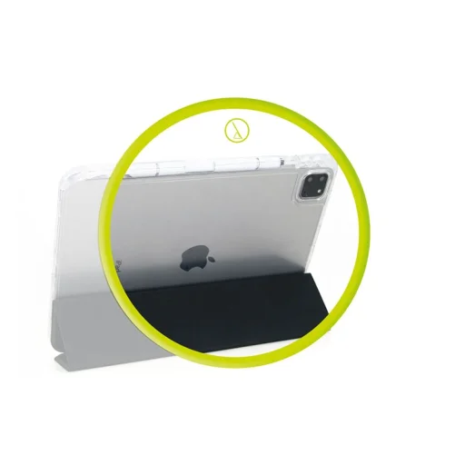  iPad Pro 13" (M5 2025/M4 2024) Mobile Origin Easy táblagéptok, fekete/átlátszó - 3