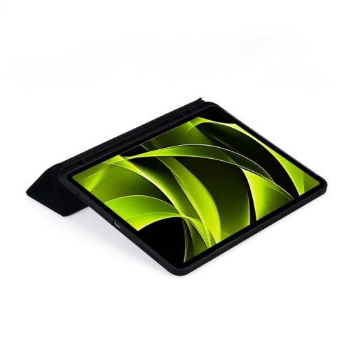  iPad Pro 13" (M5 2025/M4 2024) fekete Mobile Origin Easy Tablet Full Case háromfelé hajtható tok - 5