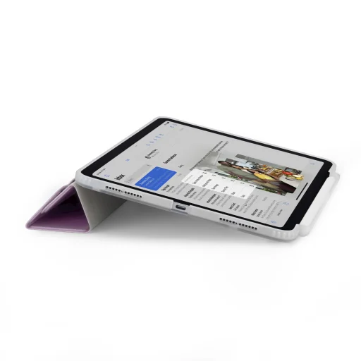  Apple iPad Air 13" (2024/2025/2026) fémes lila Pipetto Origami No3 tok Apple Pencil-tartóval - 9