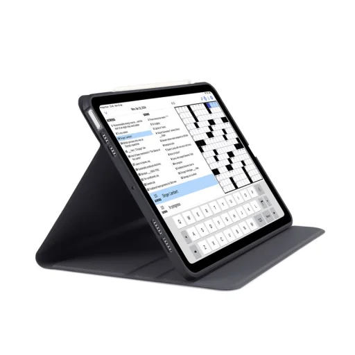  iPad Air 13 (2024/2025/2026) Pipetto Origami No5 forgatható fedeles tok, fekete - 2