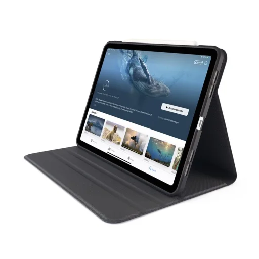  iPad Air 13 (2024/2025/2026) Pipetto Origami No5 forgatható fedeles tok, fekete - 8