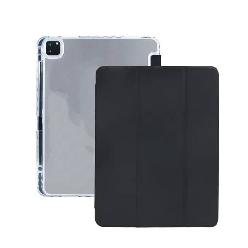  iPad Pro 13" (M5 2025/M4 2024) Mobile Origin Easy táblagéptok, fekete/átlátszó - 4