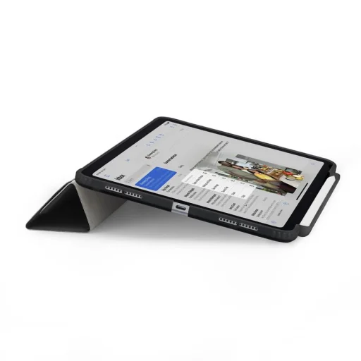  Apple iPad Air 13 hüvelykes (2024/2025/2026) készülékhez való fekete Pipetto Origami No3 tok Apple Pencil-tartóval - 4