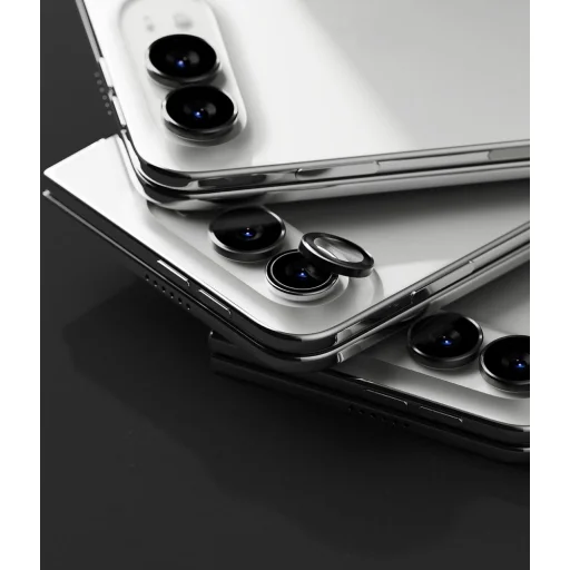  Apple iPhone Duo Ringke Camera Frame Protector kameravédő, fekete, 2 készlet - 5